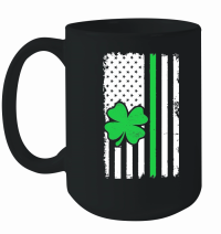 Product Vintage American Flag St. Patricks Day Mug