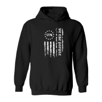 Product We the People 1776 American Flag white Hoodie