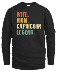Product Wife Mom Capricorn Legend Zodiac Unisex Sweatshirt