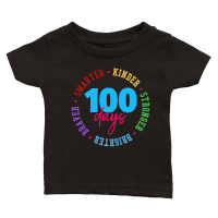 Product 100 Days Smarter Kinder Stronger Brighter Braver Kid Adult Classic Baby Crewneck T-shirt