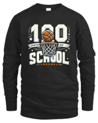 Product 100th Day of School Basketball 100 Unisex Sweatshirt