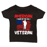 Product American made in the usa served with honor veteran Classic Baby Crewneck T-shirt