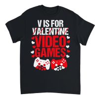 Product Boys Valentines Day Gaming Shirt Kids Valentines Day Toddler Unisex T-Shirt
