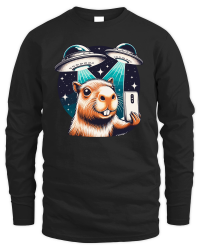 Product Capybara Funny Capybara UFO Unisex Sweatshirt