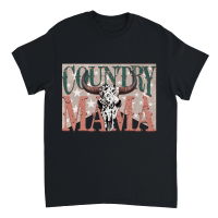 Product Country Mama Cow Skull Western Unisex T-Shirt