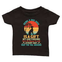 Product Greyhound Lover Mom Mothers Day Classic Baby Crewneck T-shirt