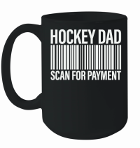 Product Hockey dad scan for payment Mug
