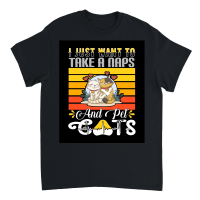 Product i just want to take a naps and pet cats Unisex T-Shirt