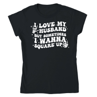 Product I Love My Husband 2 white Classic Womens Crewneck T-shirt