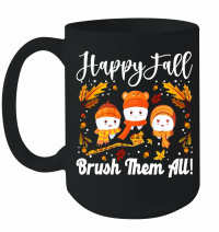 Product Thanksgiving   happy fall brush them all Mug