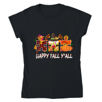 Product Thanksgiving   happy fall y'all Classic Womens Crewneck T-shirt