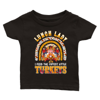 Product Thanksgiving   lunch lady i feed the cutest little turkeys Classic Baby Crewneck T-shirt