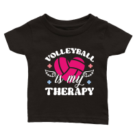 Product Volleyball is my therapy 01 Classic Baby Crewneck T-shirt
