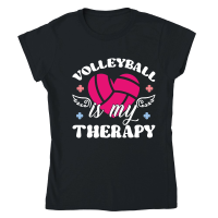 Product Volleyball is my therapy 01 Classic Womens Crewneck T-shirt