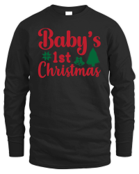 Product baby s 1st christmas Unisex Sweatshirt