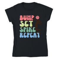 Product Bump Set Spike Repeat 01 Classic Womens Crewneck T-shirt
