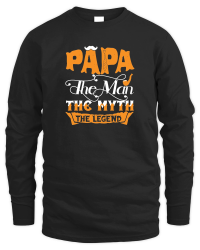 Product Fathers Day   Papa the Man the Myth the Legend Unisex Sweatshirt