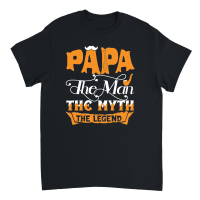 Product Fathers Day   Papa the Man the Myth the Legend Unisex T-Shirt