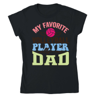 Product fathers day  My Favorite volleyball player calls me DAD 01 Classic Womens Crewneck T-shirt