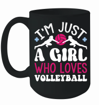 Product I'm Just A Girl Who Loves Volleyball 01 Mug