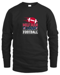 Product milk man  i love American Football Unisex Sweatshirt