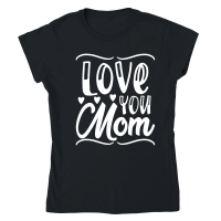 Product Mothers Day   Love You Mom Classic Womens Crewneck T-shirt