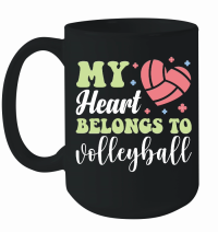 Product My heart belongs to volleyball 01 Mug