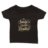 Product santas favorite realtor Classic Baby Crewneck T-shirt