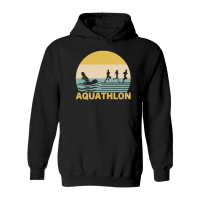 Product Sunset Aquathlon Vintage Retro Hoodie