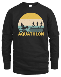 Product Sunset Aquathlon Vintage Retro Unisex Sweatshirt