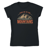 Product Take me to the mountains design Classic Womens Crewneck T-shirt