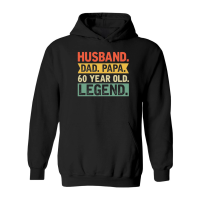 Product Fathers Day Husband Dad Papa 60 Year Old Legend 2   60th birthday Hoodie