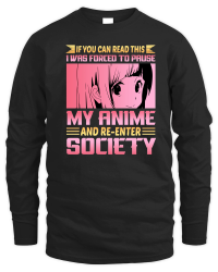 Product Forced To Pause My Anime And Re Enter Society Unisex Sweatshirt