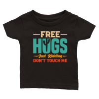 Product Free Hugs Just Kidding Don't Touch Me Classic Baby Crewneck T-shirt