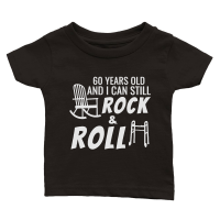 Product Funny 60th Birthday Gag and Rock Classic Baby Crewneck T-shirt