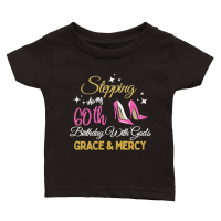 Product Funny 60th Birthday Stepping into my 60th Classic Baby Crewneck T-shirt