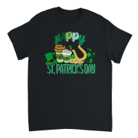 Product Happy ST.Patricks Day Shamrock Irish Coffee Mug T shirt Design Unisex T-Shirt