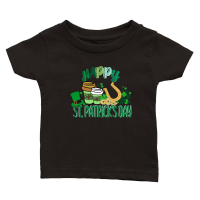 Product Happy ST.Patricks Day Shamrock Irish Coffee Mug T shirt Design Classic Baby Crewneck T-shirt