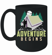 Product Hiking   Adventure Begins Mug