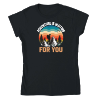 Product Hiking   Adventure is waiting for you 2 Classic Womens Crewneck T-shirt