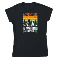 Product Hiking   Adventure is waiting for you Classic Womens Crewneck T-shirt