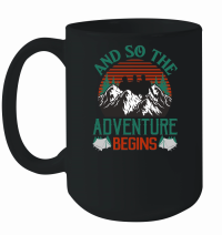 Product Hiking   And so the adventure begins Mug