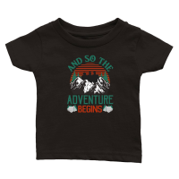 Product Hiking   And so the adventure begins Classic Baby Crewneck T-shirt
