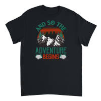 Product Hiking   And so the adventure begins Unisex T-Shirt
