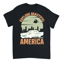 Product Hiking   Explore Beautiful America Unisex T-Shirt