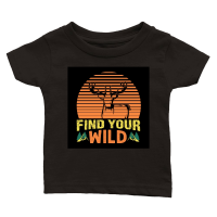 Product Hiking   Find Your Wild Adventure Classic Baby Crewneck T-shirt