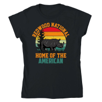 Product Hiking   Redwood national park home 2 Classic Womens Crewneck T-shirt