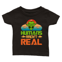 Product Humans Aren't Real Alien UFO Classic Baby Crewneck T-shirt