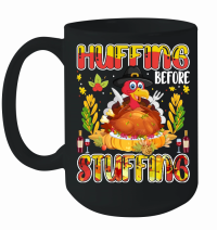 Product huffing before stuffing Mug