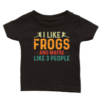 Product I Like Frogs and Maybe 3 People Classic Baby Crewneck T-shirt